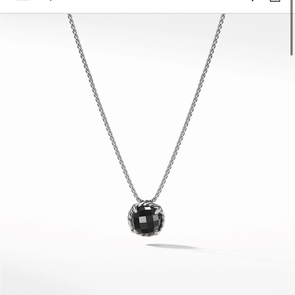 Never worn David Yurman Petite Chatelaine® Necklace with Black Onyx